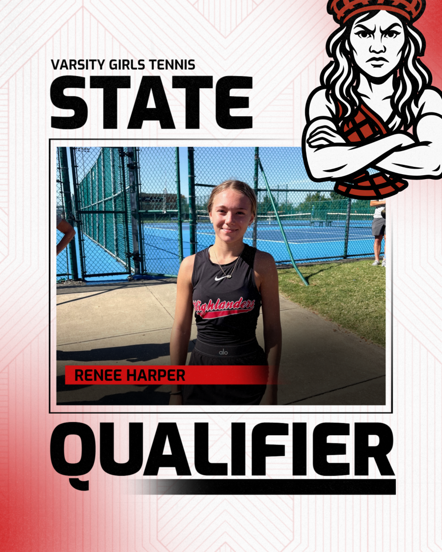 Highlander Qualifies for State Tennis Tournament